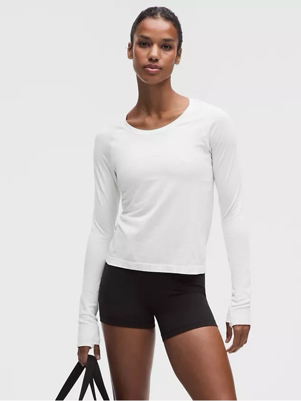 $78 lululemon Swiftly Tech Slim Fit Sweat-wicking Long-Sleeve Shirt 2.0 Size 8